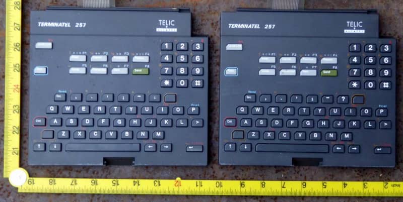 Small footprint dark grey keyboard