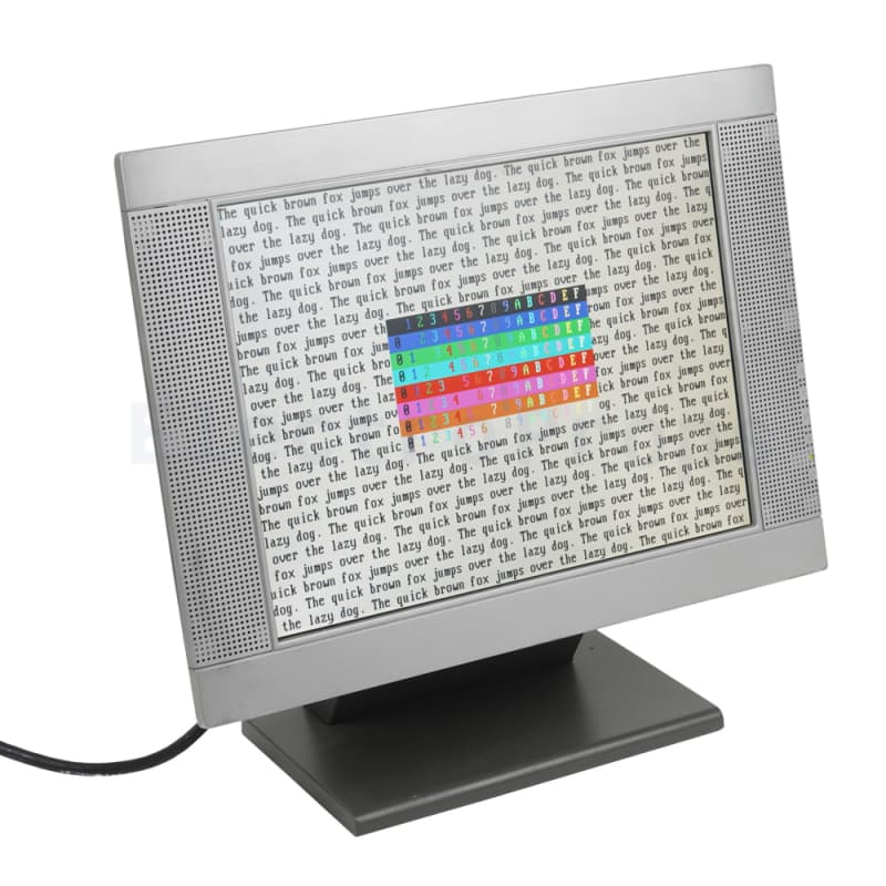 Silver Computer Monitor 
