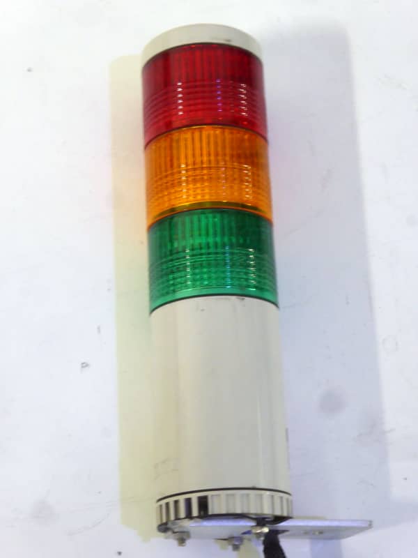 Industrial red/amber/green pole lamps