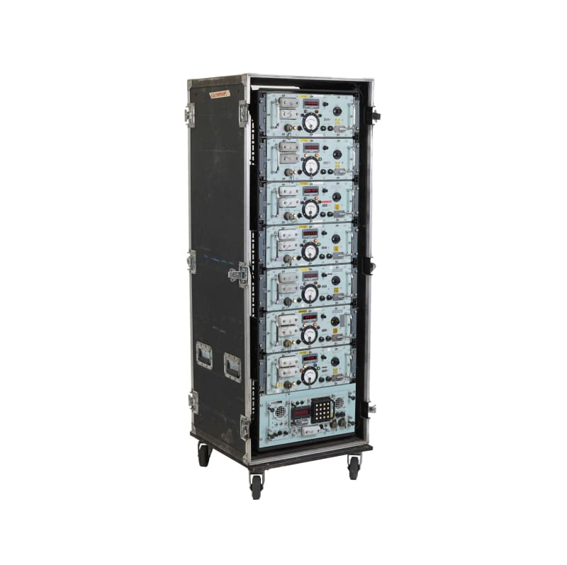 	Navy/military control panels mounted in ruggedized, wheeled racks