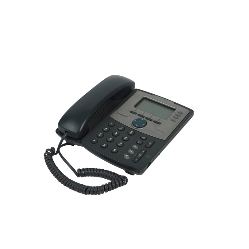 Black Linksys Desk Phone