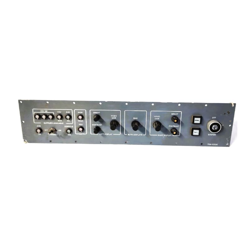 Non Practical Charcoal Grey Video Control Panel