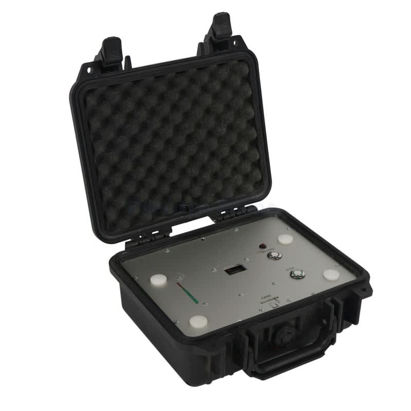 Small black Peli case with memory card cloner