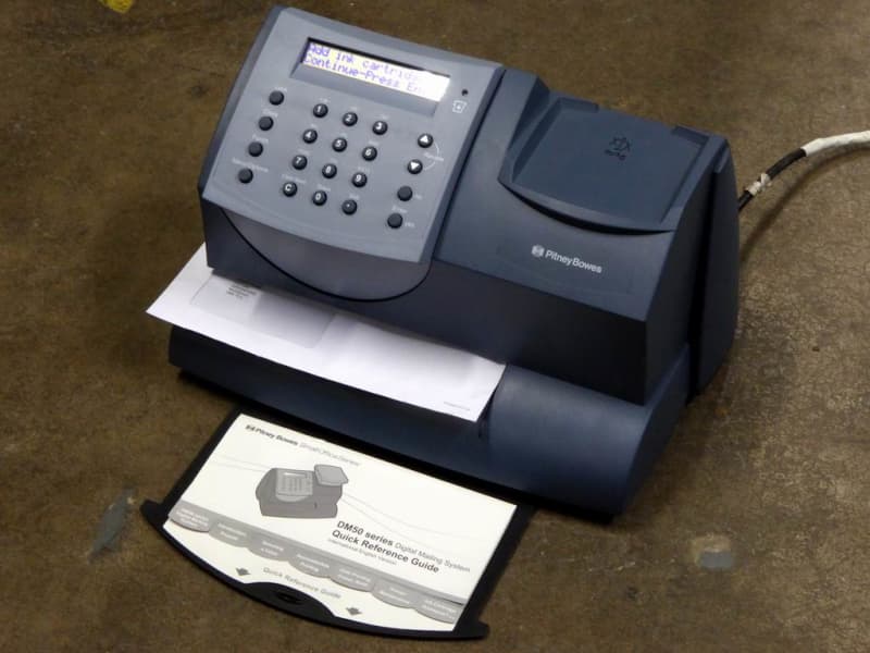 Pitney Bowes postal franking machine