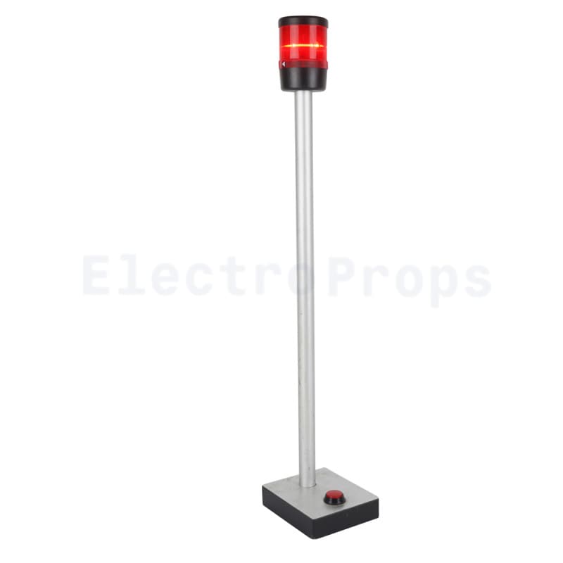 Pole mounted flashing beacon