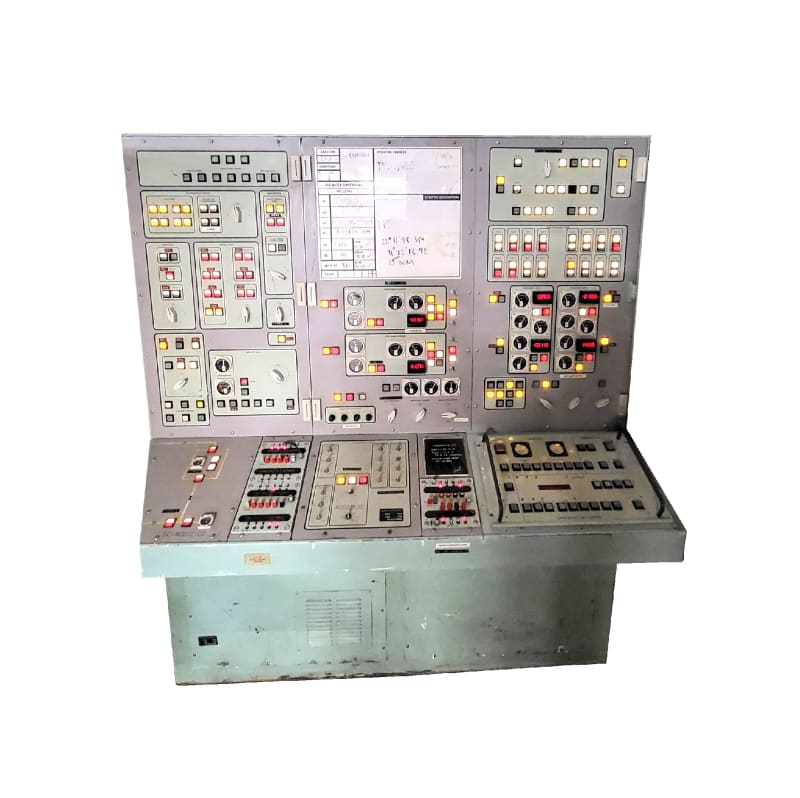 Huge practical industrial/military/submarine control panel console assembly