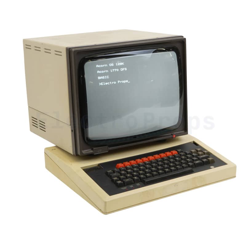 Practical 1980s BBC Schools Computer & Microvitec Cub Colour CRT Monitor Set Up