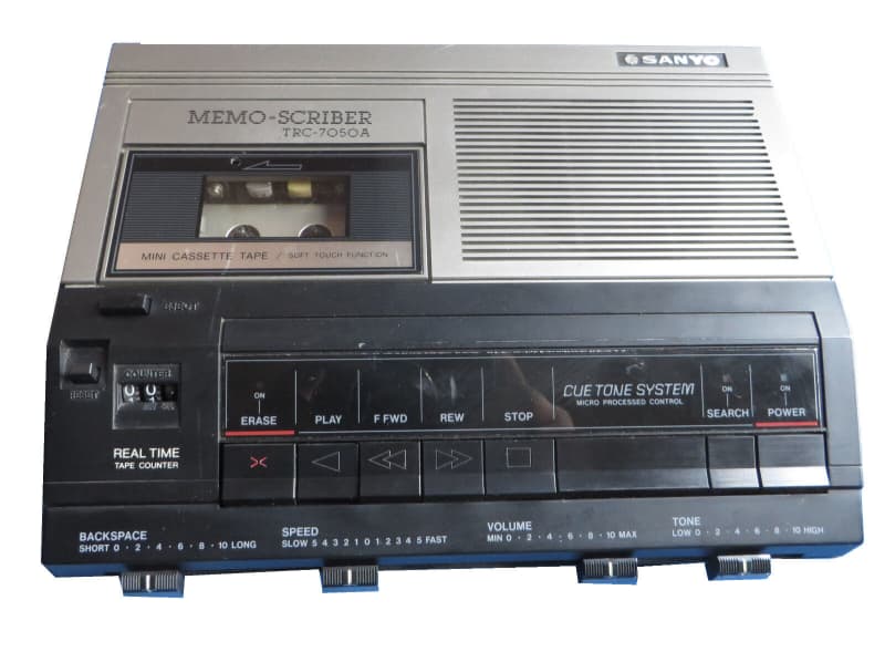 Sanyo TRC-7600 Memo-Scriber Dictating / Transcribing System