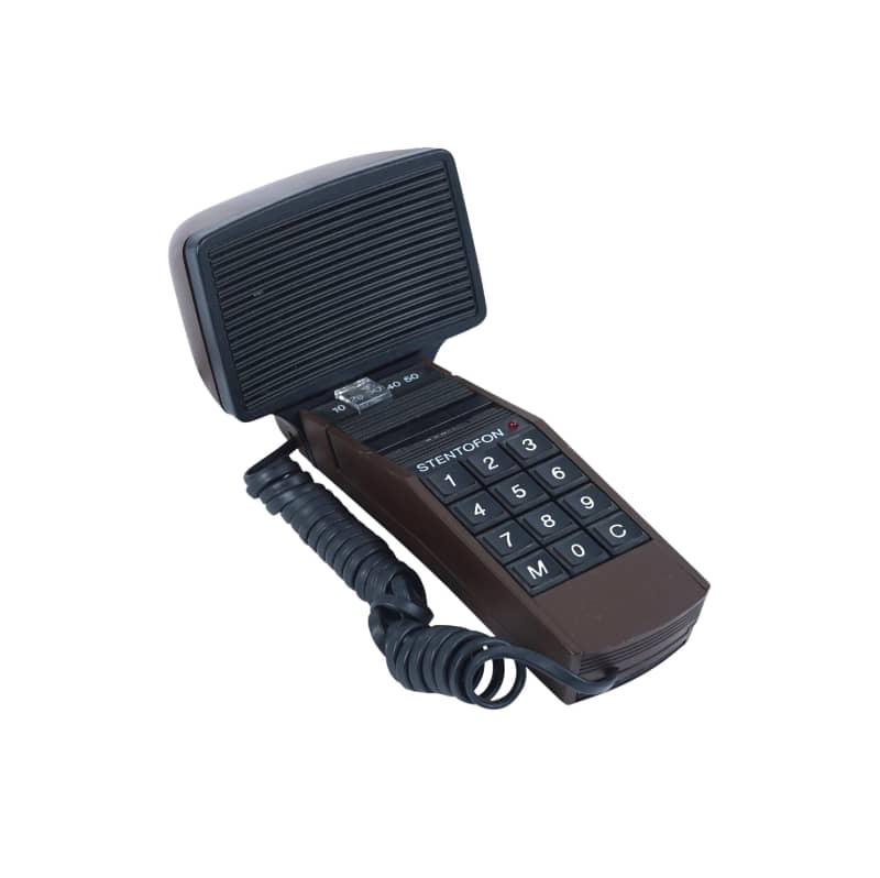 Zenitel Stentofon Norway Vintage Brown Telephone