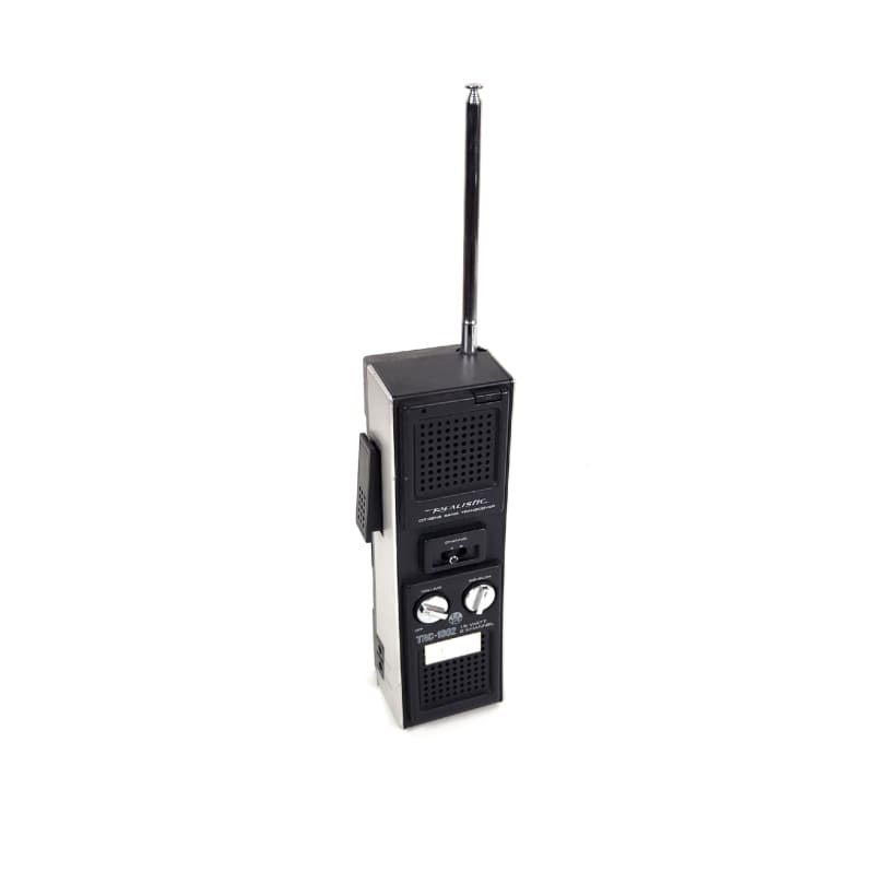 Period, extra large, chunky walkie-talkie with 1m long telescopic aerial