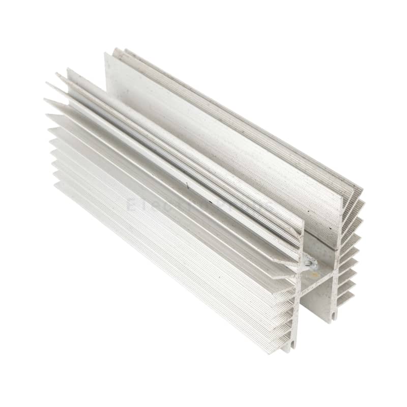 Finned aluminium heatsink/cooler with radiating fins