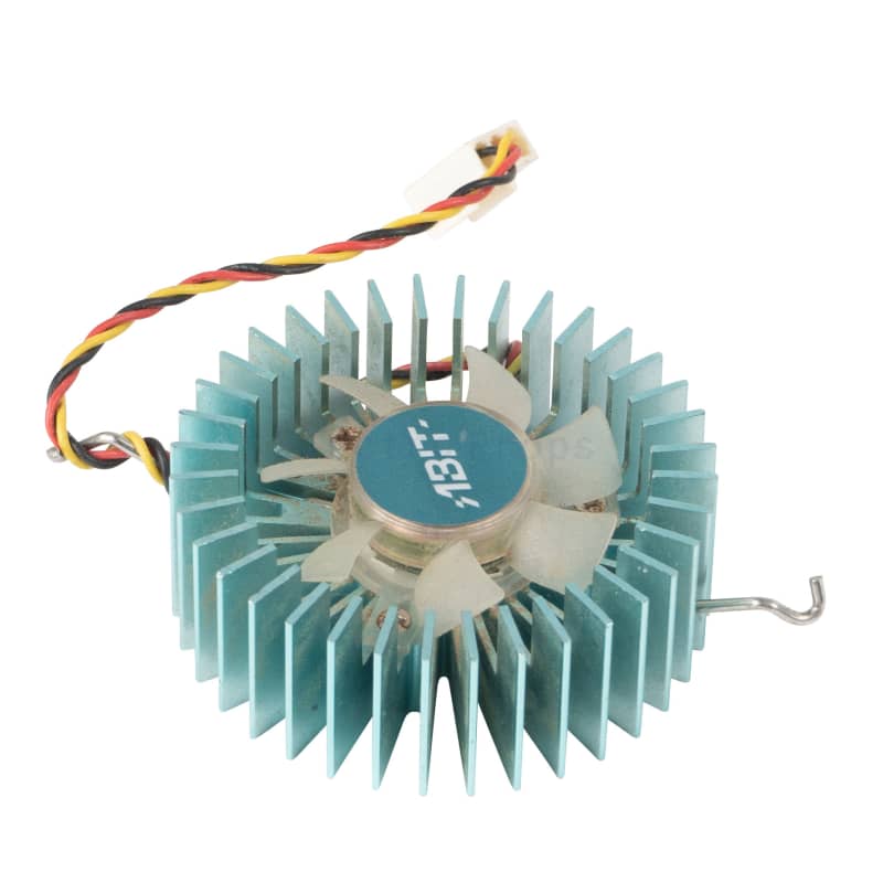 Small spiky finned computer cooler/heatsink