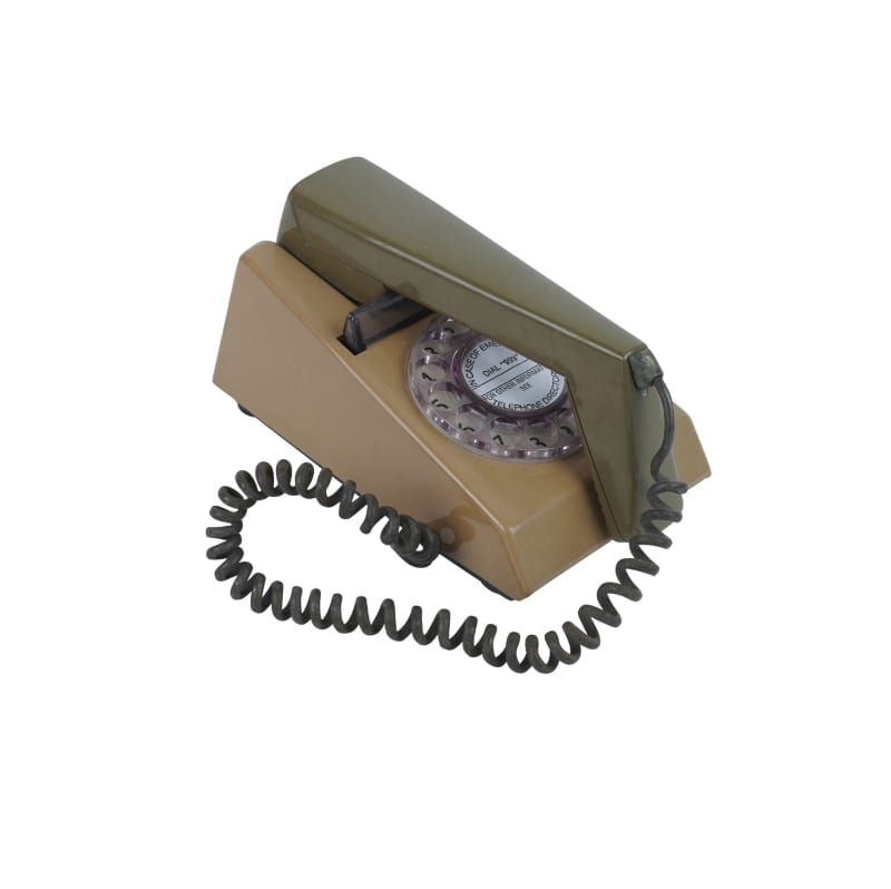 1960s-1970s 2 tone Khaki GPO 722 Trimphone