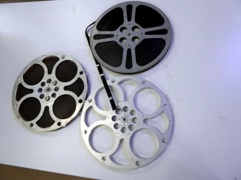 16mm film spools - full & empty