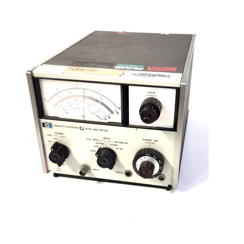 Practical HP SWR laboratory electronic instrument with remotely controllable analogue meter