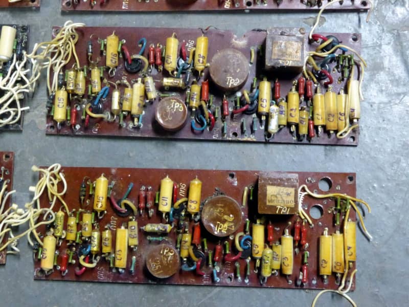 Vintage printed circuit boards (PCBs)