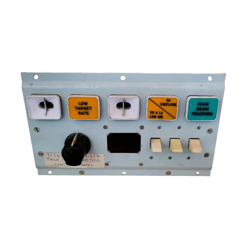 Naval Panel With Switches, Knobs & Lamps (Non Practical)