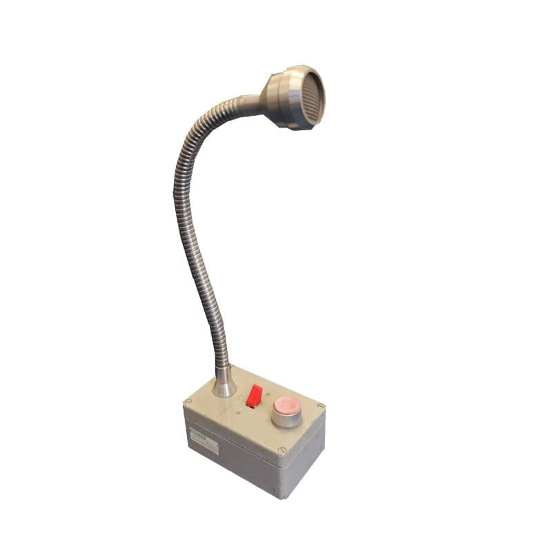 Swan/goose neck desk microphone with lever switch & Push To Talk switch