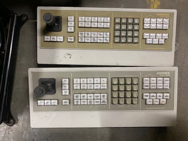 Vintage AMPEX CCTV controller keyboards