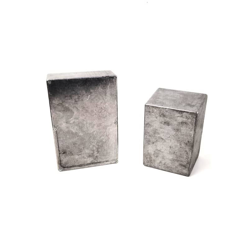 Plain diecast metal boxes