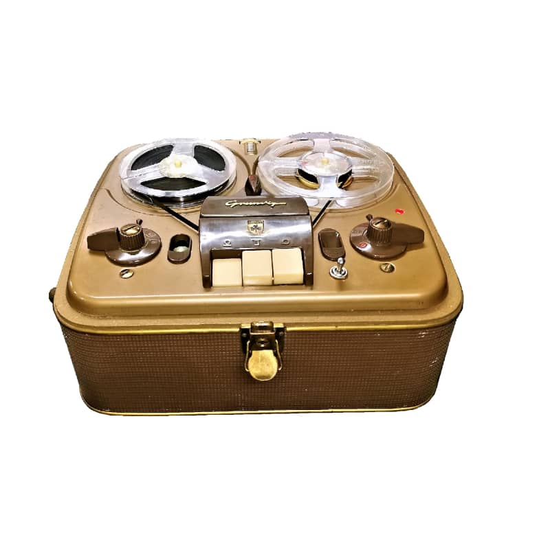 Practical 1950s-1960s Grundig TK5 Reel to Reel tape recorder with built in  speaker