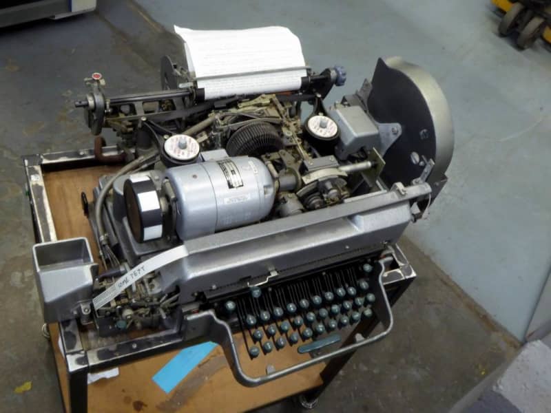 Vintage teleprinter terminal/telex machine