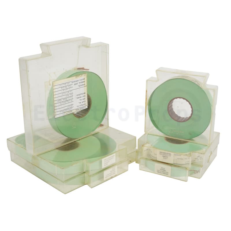 Small Punched Computer Paper Tape In Transparent Case