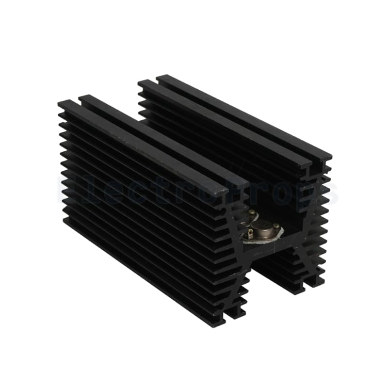 Very large black finned Heatsink