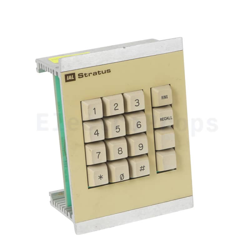 Panel mounting numeric keypad in beige