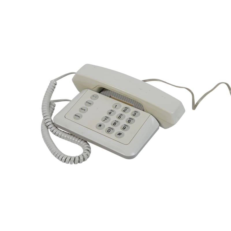 Beige Office Desk Phone