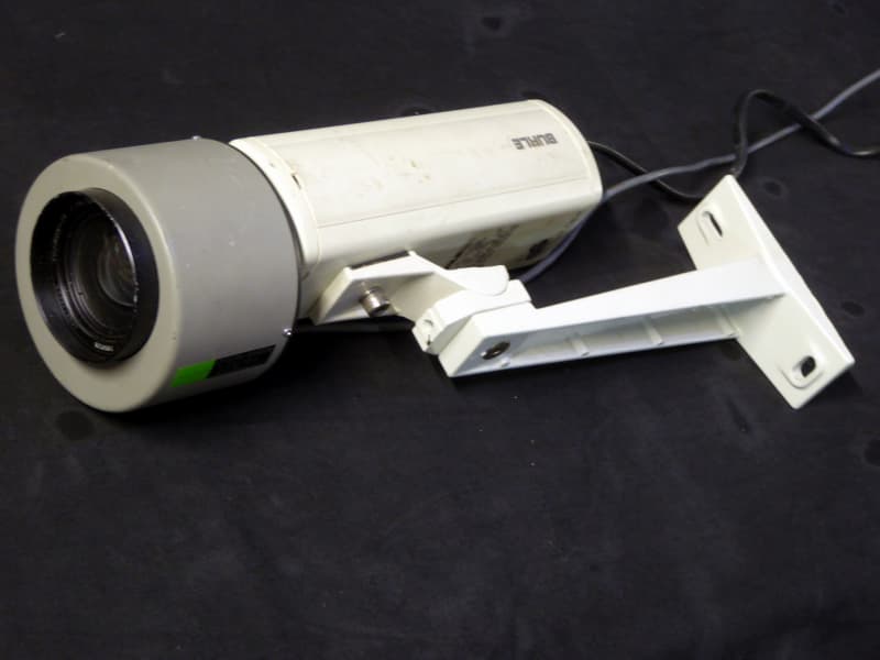 Internal CCTV camera with bulky lens & wall bracket