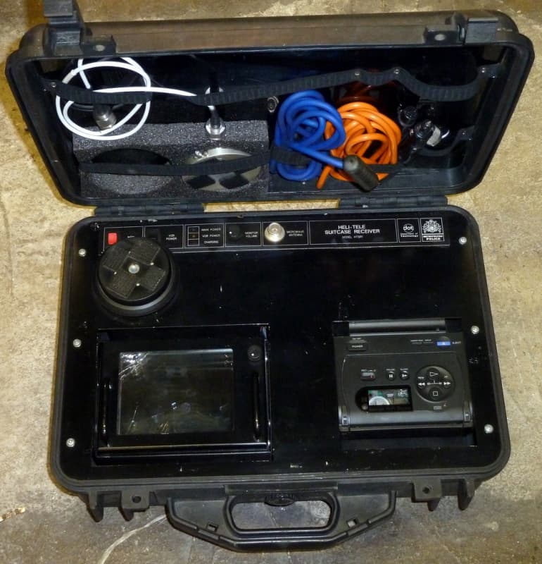 Heli-Tele receiver in Peli case