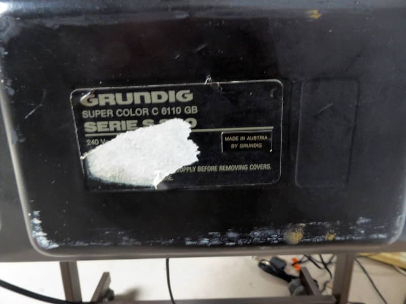 Practical Grundig 1980s Super Colour 20