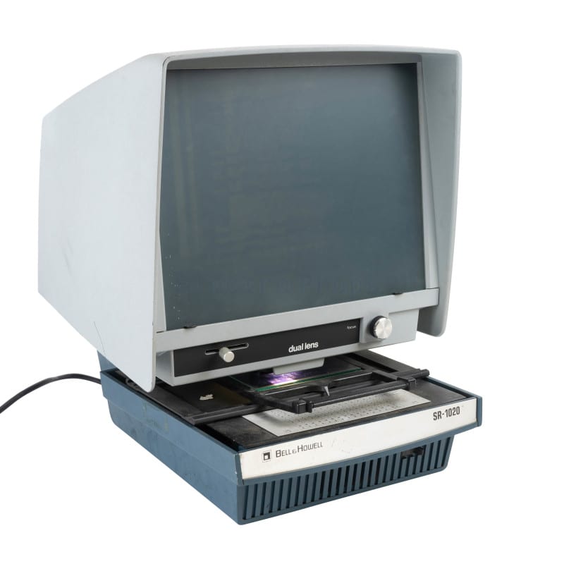 Microfiche viewer