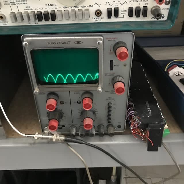 Telequipment portable oscilloscope