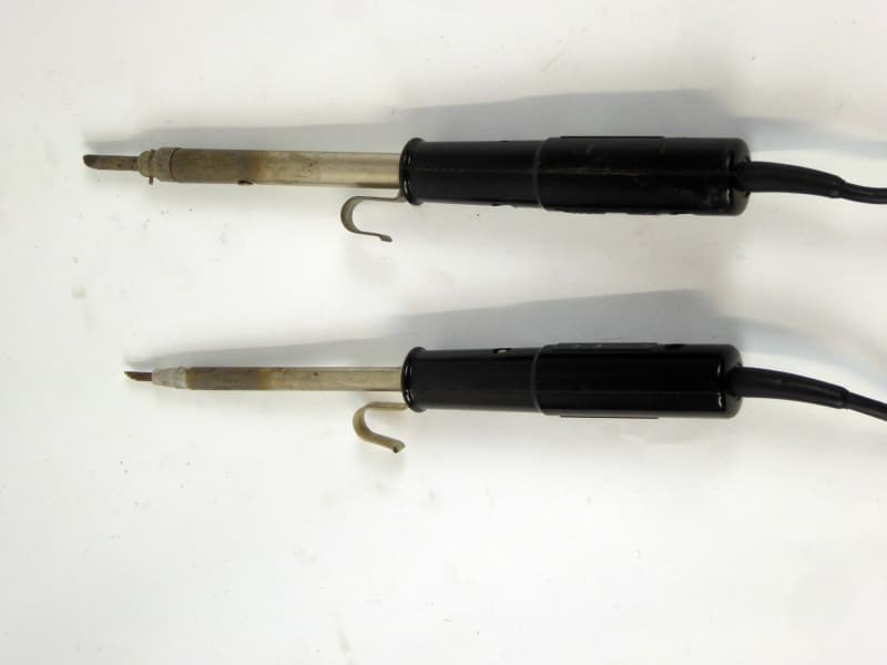 Period workshop soldering irons