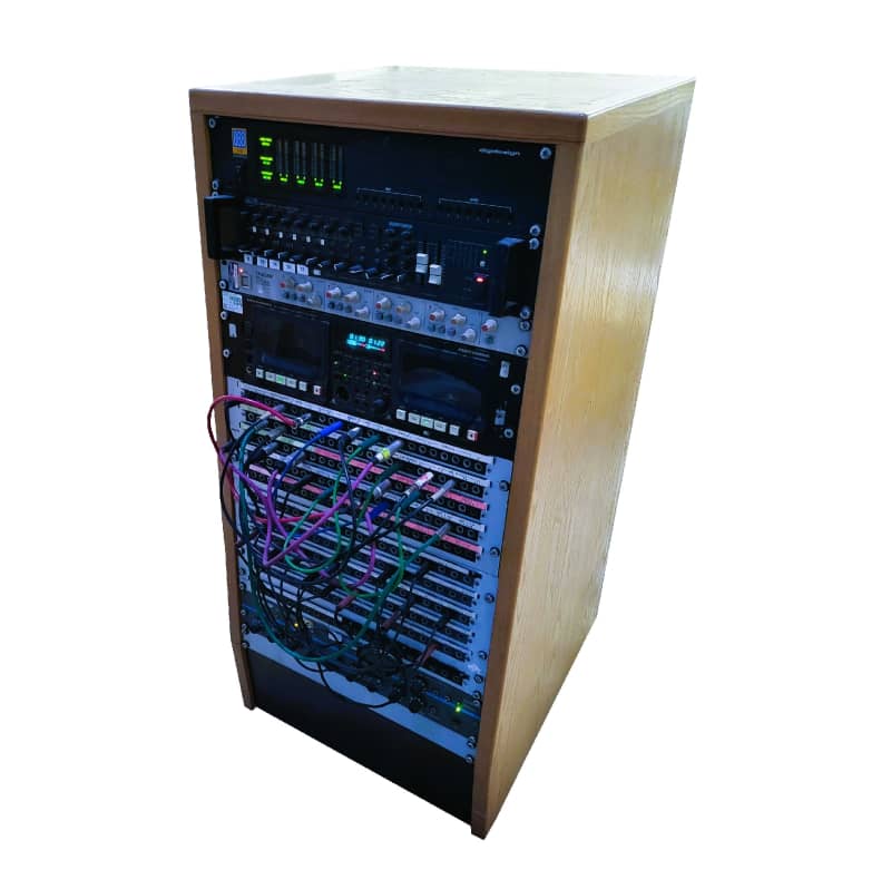 Audio Themed Wood Sided Server Rack Type 4