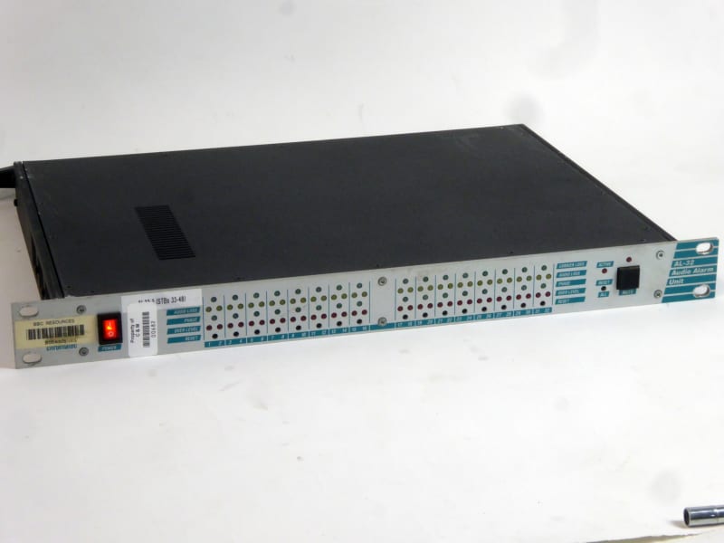 Part practical silver & blue rack mounting control panels