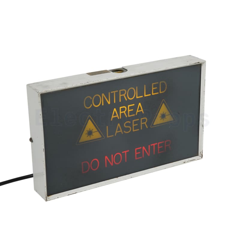 Laser Area Sign