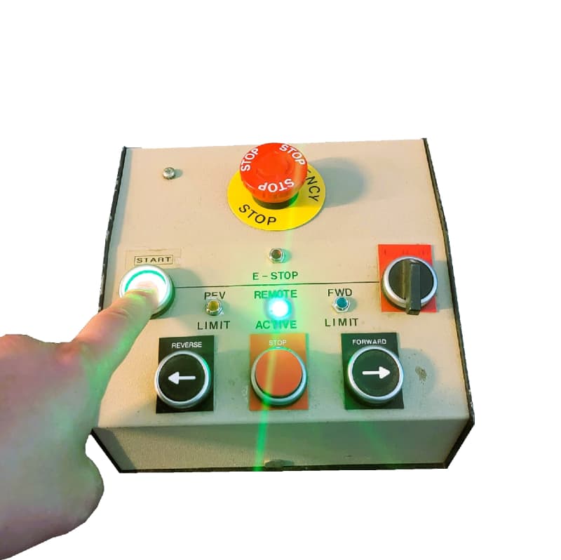 Practical Desktop Control Console With LED Lights & Emergency Stop ...