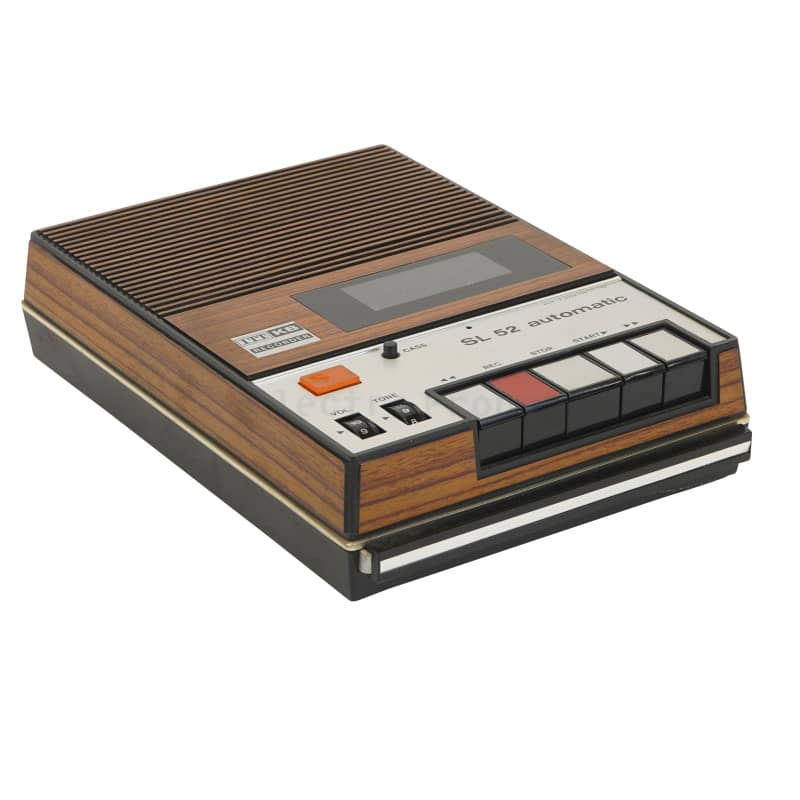 Non Practical Vintage Wood effect Cassette Tape Recorder