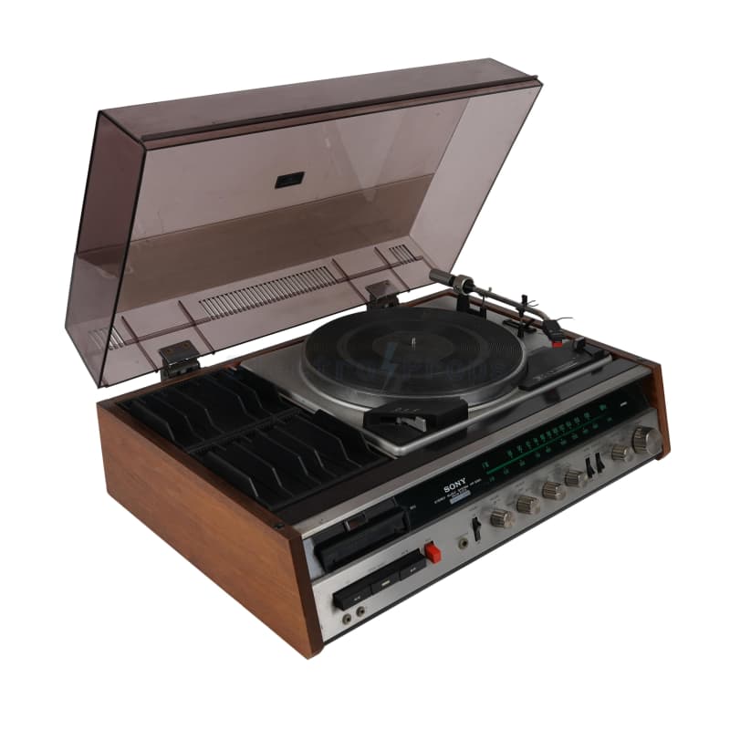 Sony self-contained hi fi system with vinyl record player, tuner, amplifier