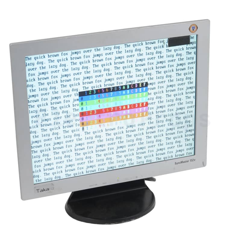 Silver Computer Monitor 