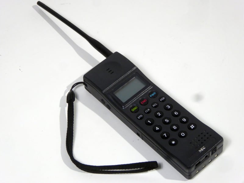 NEC early brick mobile phone