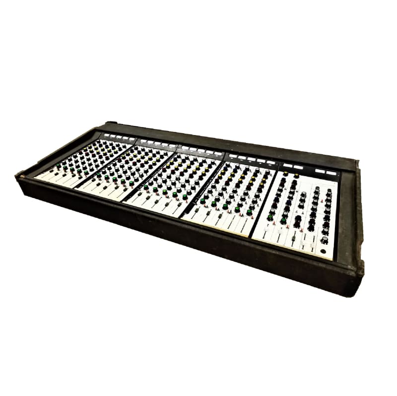 Large practical, period, 20 channel audio mixer for touring/studio. 1960s-1970s