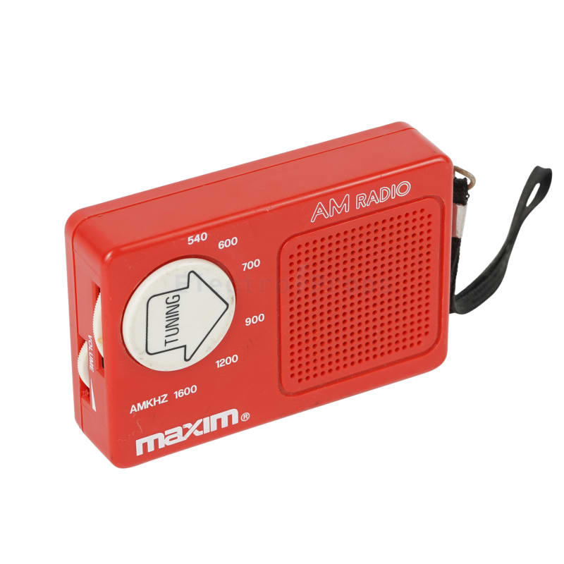 Orange Portable Radio