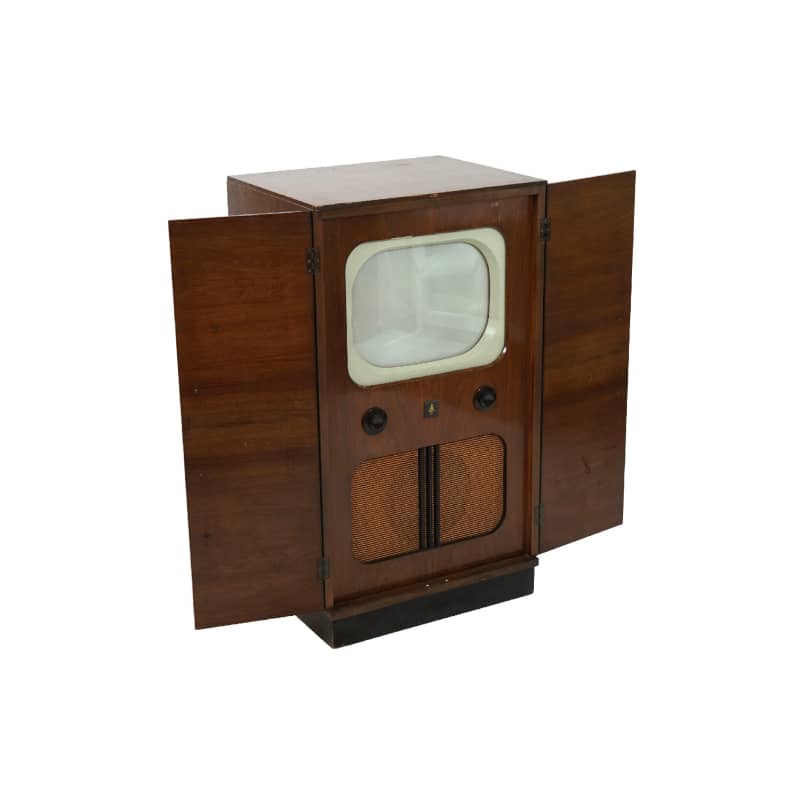 1951 vintage Bush TUG26 console/cupboard style TV with doors