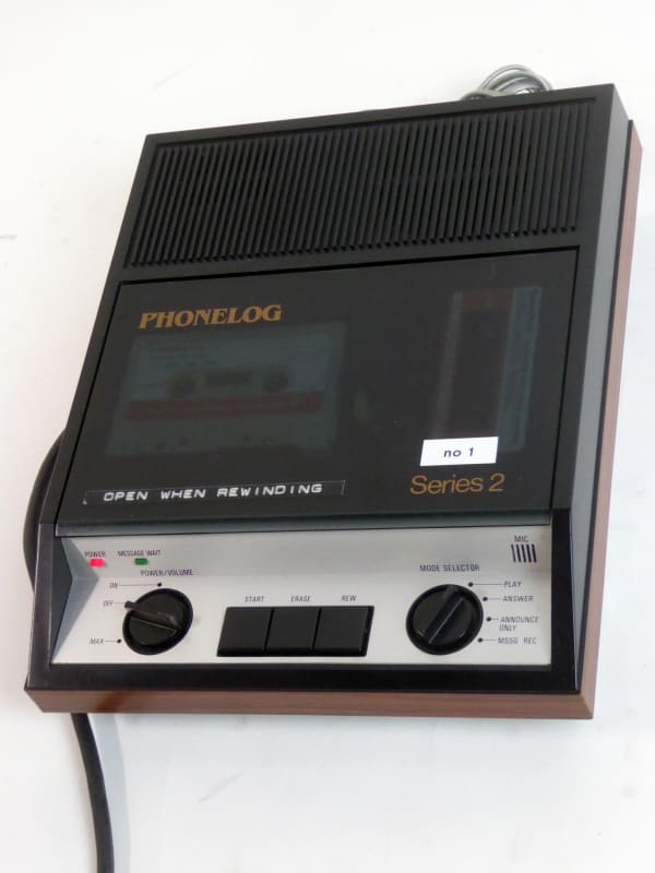 Practical 1985 Phonelog telephone answering machine/ansafone