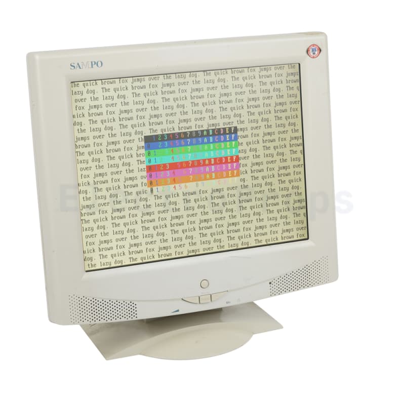 SAMPO Beige Computer Monitor 