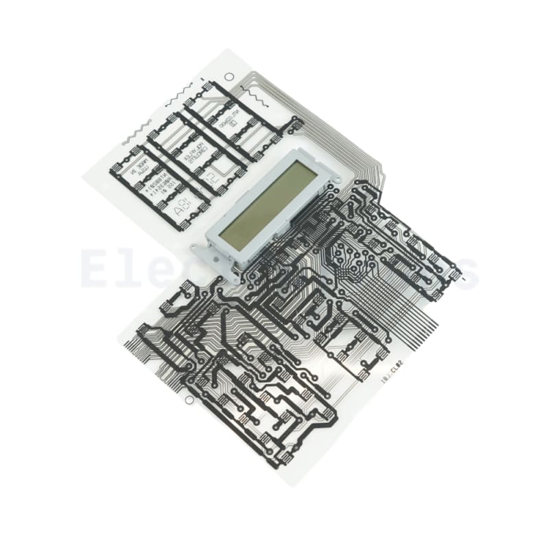 Transparent printed circuit acetate
